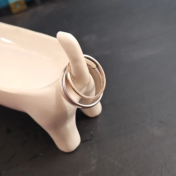 Ceramic Dachshund Jewelry Dish / Holder - Picture 6 of 7